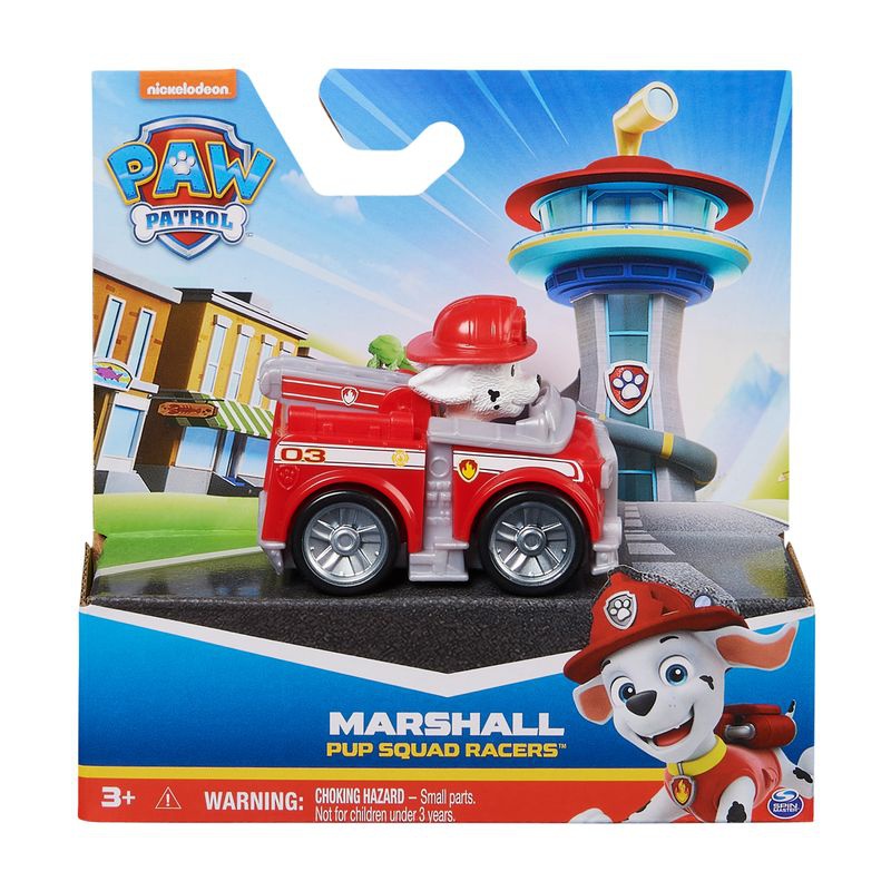 PAW Patrol mini auto con figura di Marshall