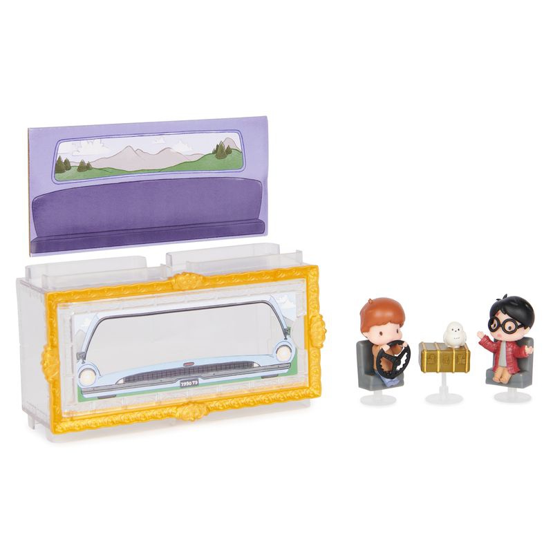 Harry Potter doppio set di mini figure di Harry e Ron con accessori