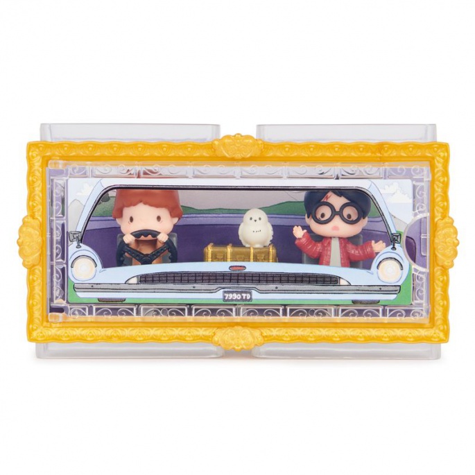 Harry Potter doppio set di mini figure di Harry e Ron con accessori