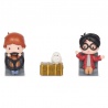 Harry Potter doppio set di mini figure di Harry e Ron con accessori