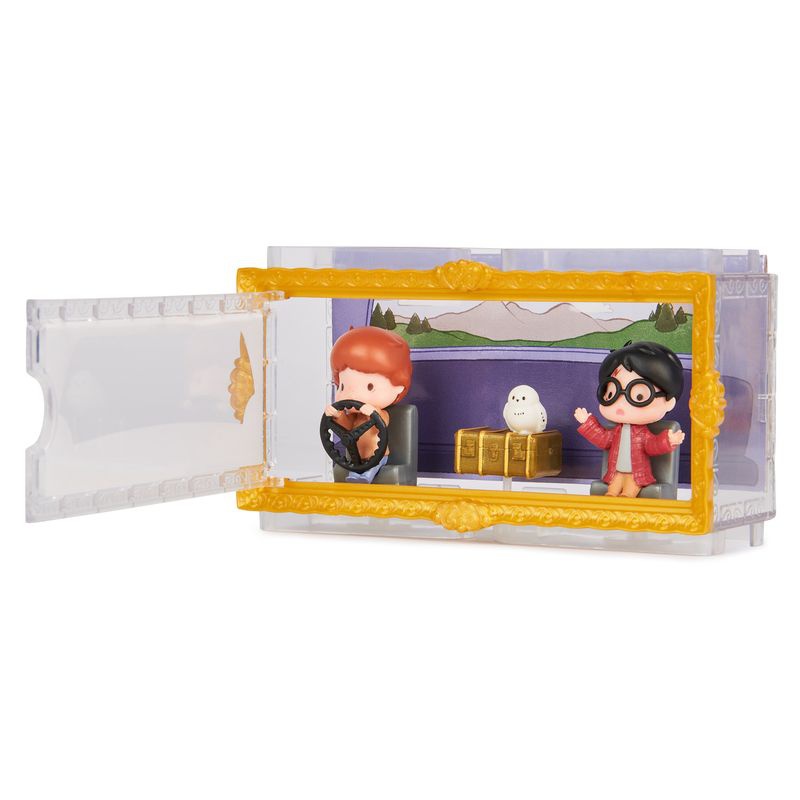 Harry Potter doppio set di mini figure di Harry e Ron con accessori