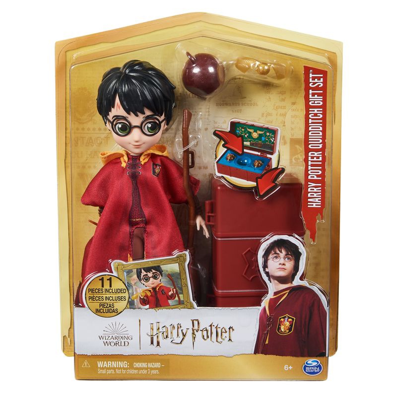 Harry Potter Quidditch attrezzatura con figura da 20 cm