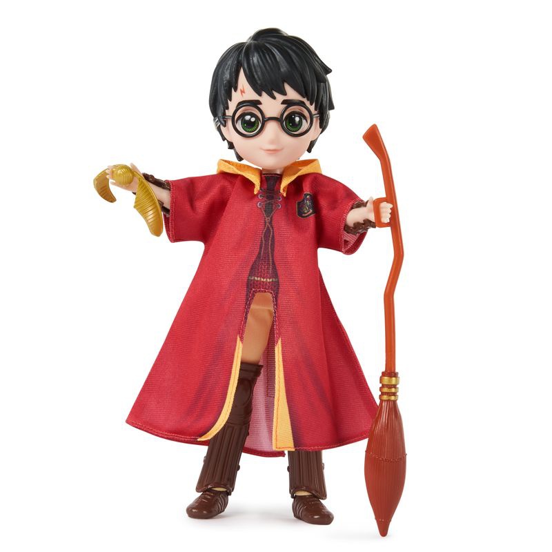 Harry Potter Quidditch attrezzatura con figura da 20 cm