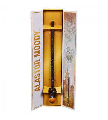 Bacchetta da collezione Harry Potter con supporto 2C Alastor Moody