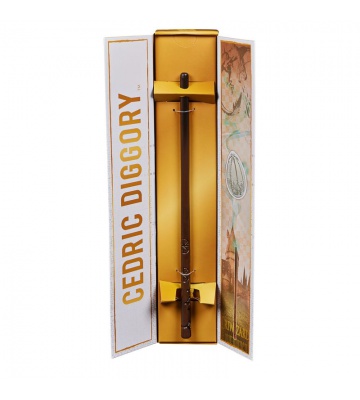 Bacchetta da collezione Harry Potter con supporto 2C Cedric Diggory
