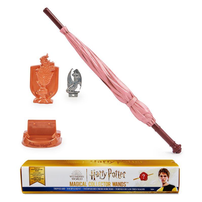 Bacchetta da collezione Harry Potter con supporto 2C Hagrid