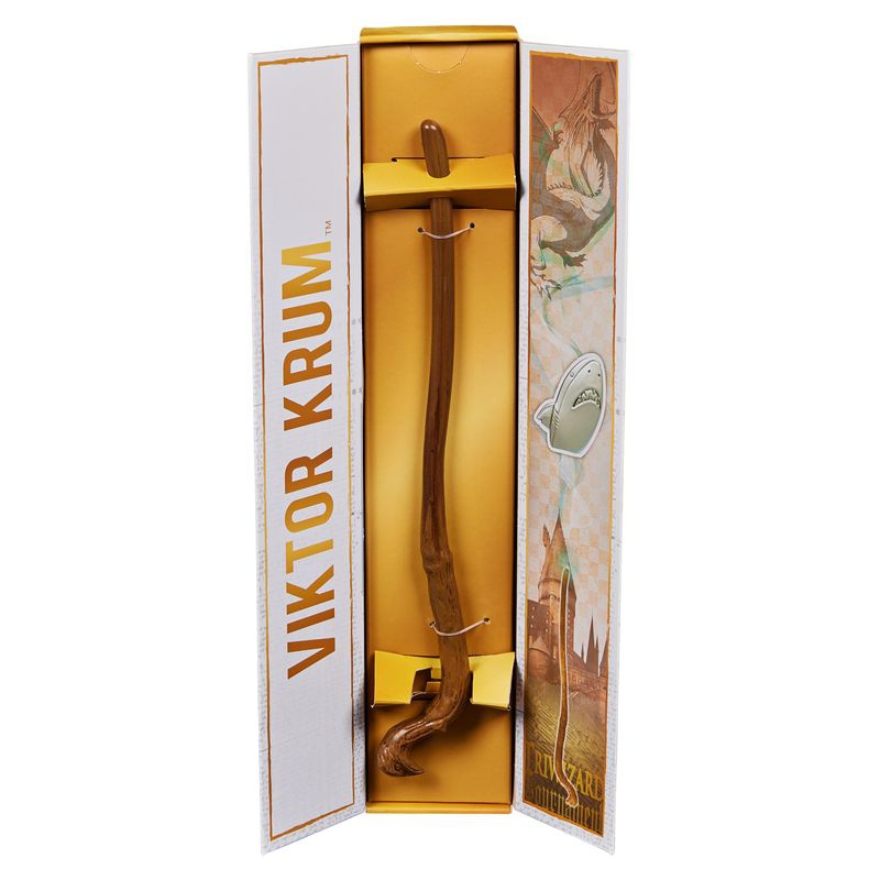 Bacchetta da collezione Harry Potter con supporto 2C Viktor Krum