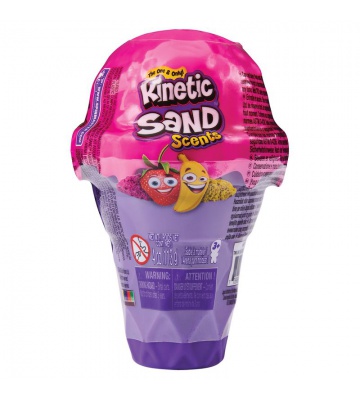 Kinetic Sand cono gelato profumato alla fragola e banana