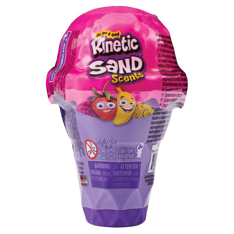 Kinetic Sand cono gelato profumato alla fragola e banana