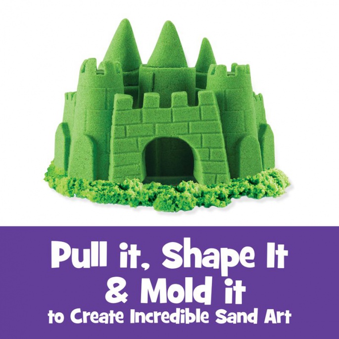 Kinetic Sand confezione di sabbia verde 0,9 kg