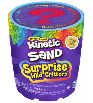 Kinetic Sand secchiello di sabbia con sorpresa