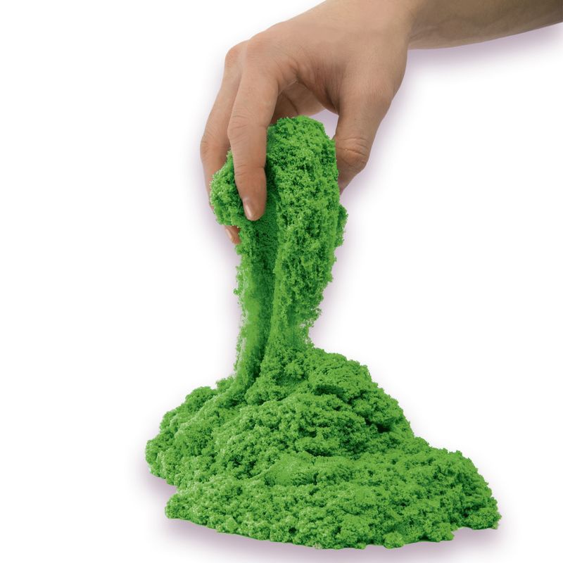 Kinetic Sand confezione di sabbia liquida verde 0,9 kg