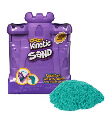 Kinetic Sand forma castello con sabbia liquida