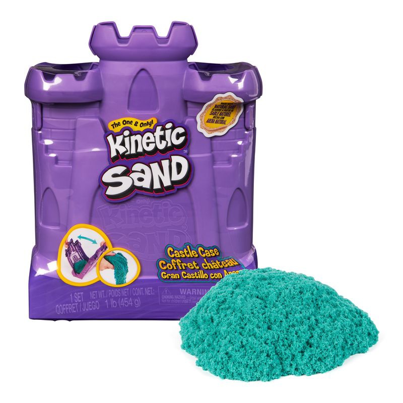 Kinetic Sand forma castello con sabbia liquida