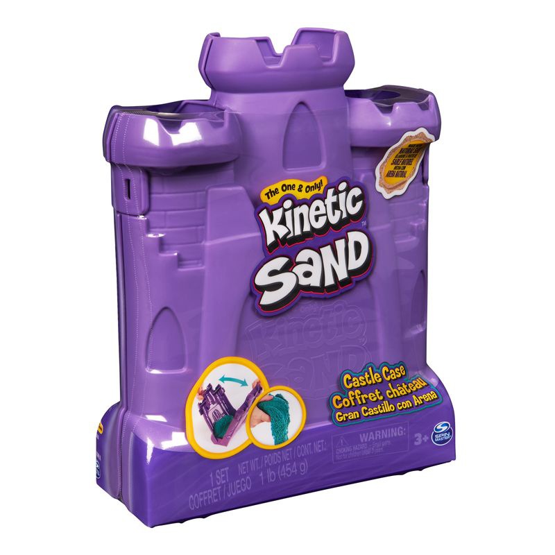Kinetic Sand forma castello con sabbia liquida