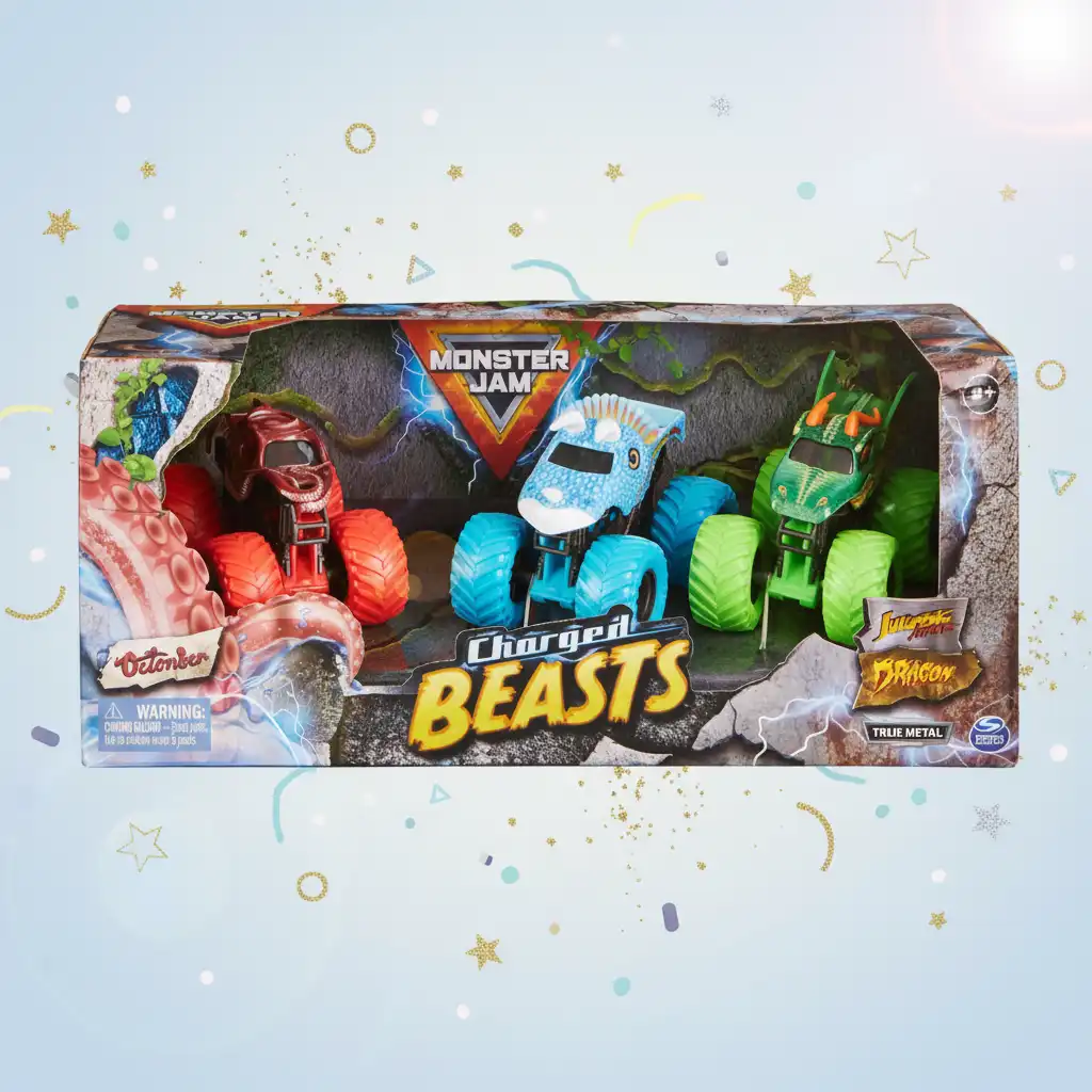 Scatena la potenza bestiale con i leggendari truck Monster Jam.