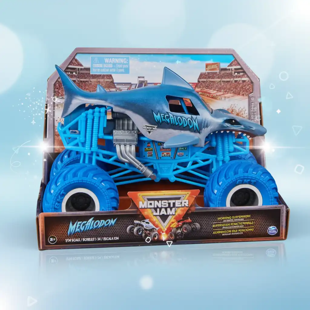Vivi una vera azione Monster Jam a casa tua.