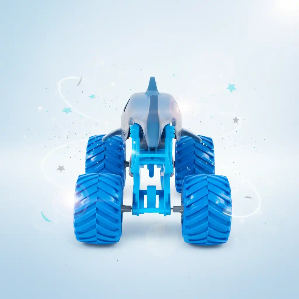 Crea le tue acrobazie e trick con il Megalodon.