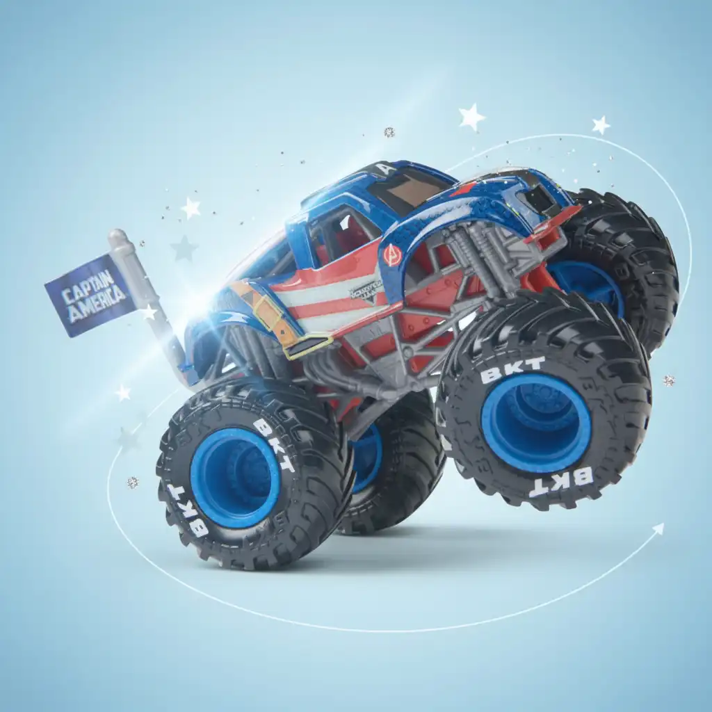 Truck resistente, pronto per i più grandi salti negli stadi.
