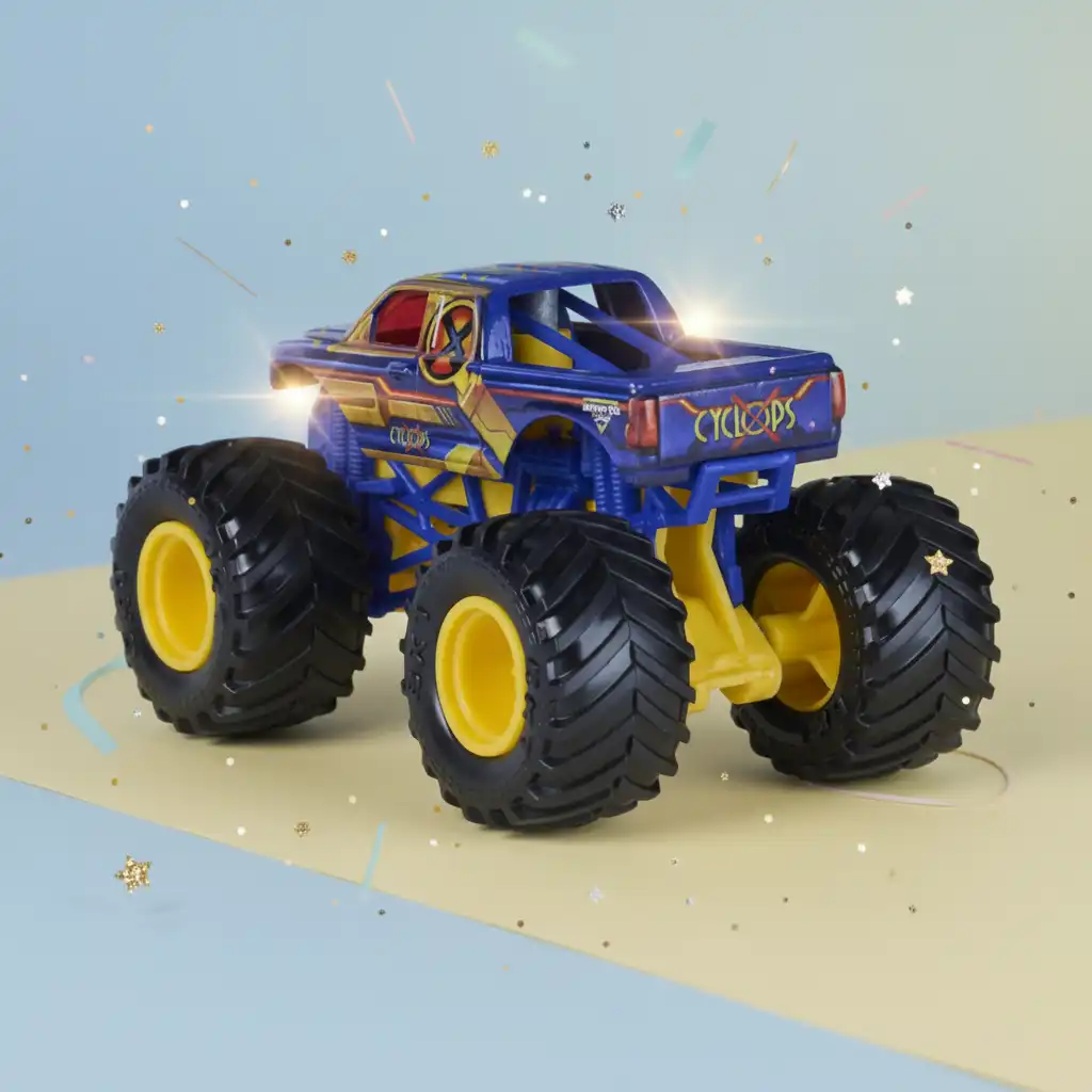 Crea il tuo spettacolo Monster Jam pieno di acrobazie.