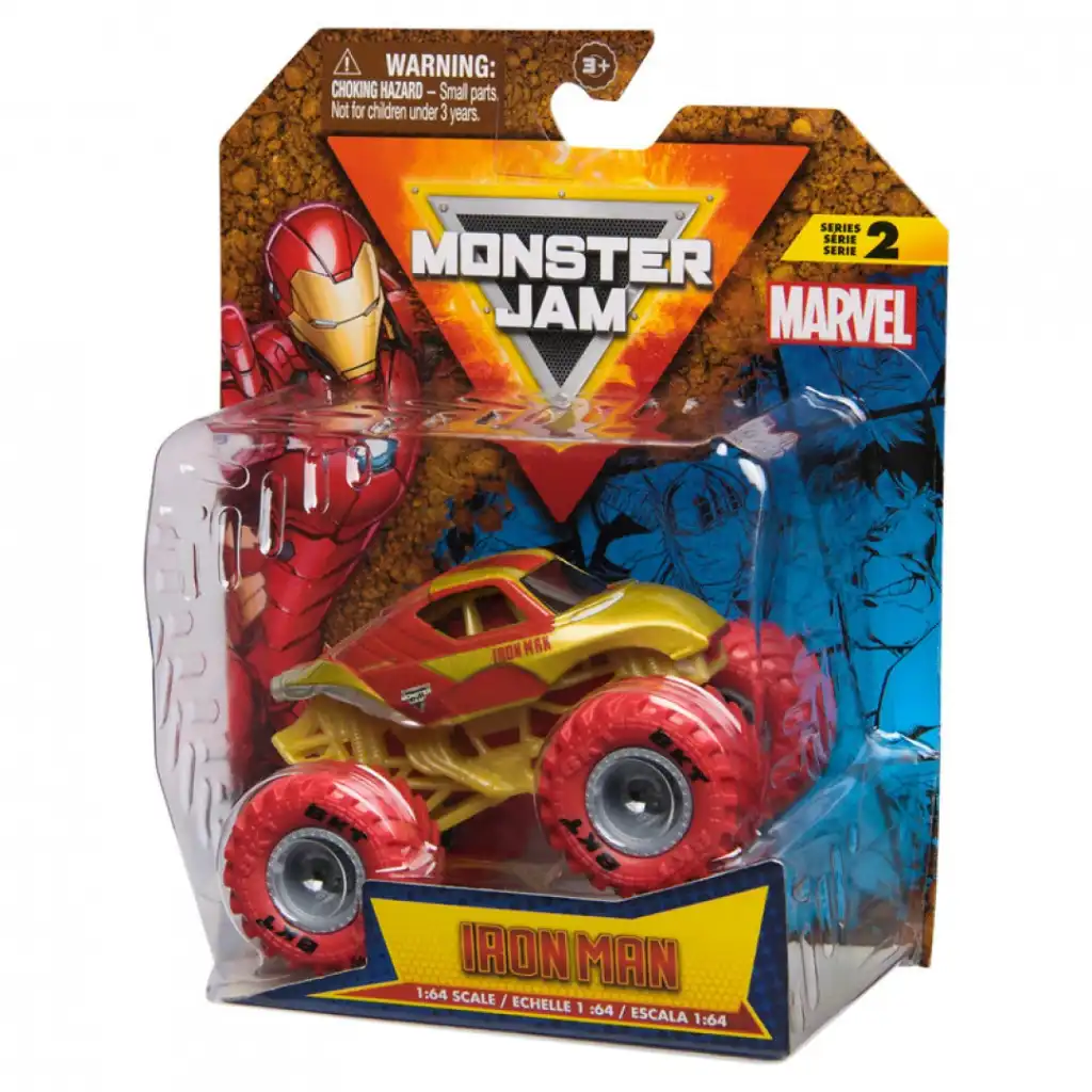 Vivi l'azione infinita con Iron Man nell'arena Monster Jam.