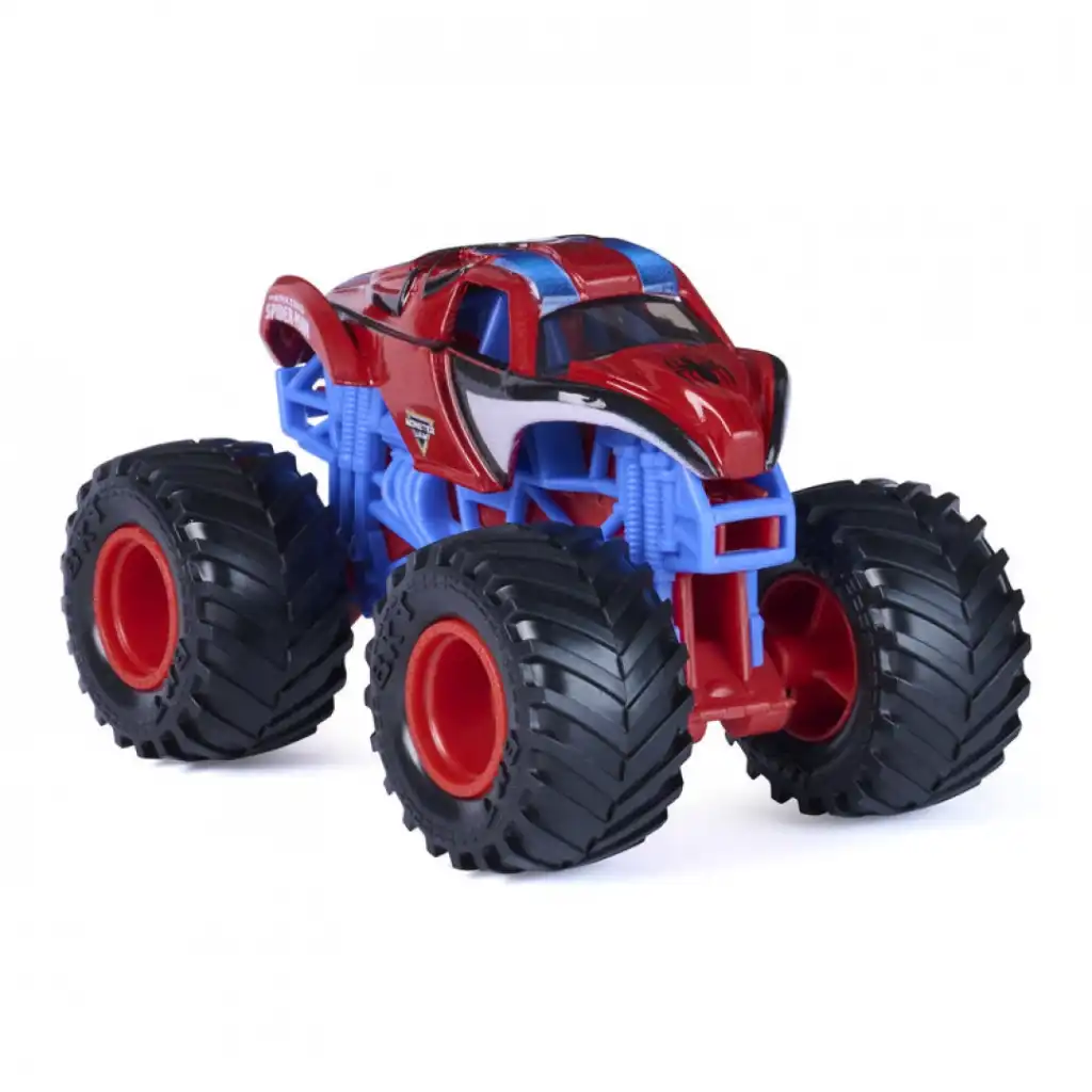 Amplia la tua collezione con l'unione unica tra Marvel e Monster Jam.