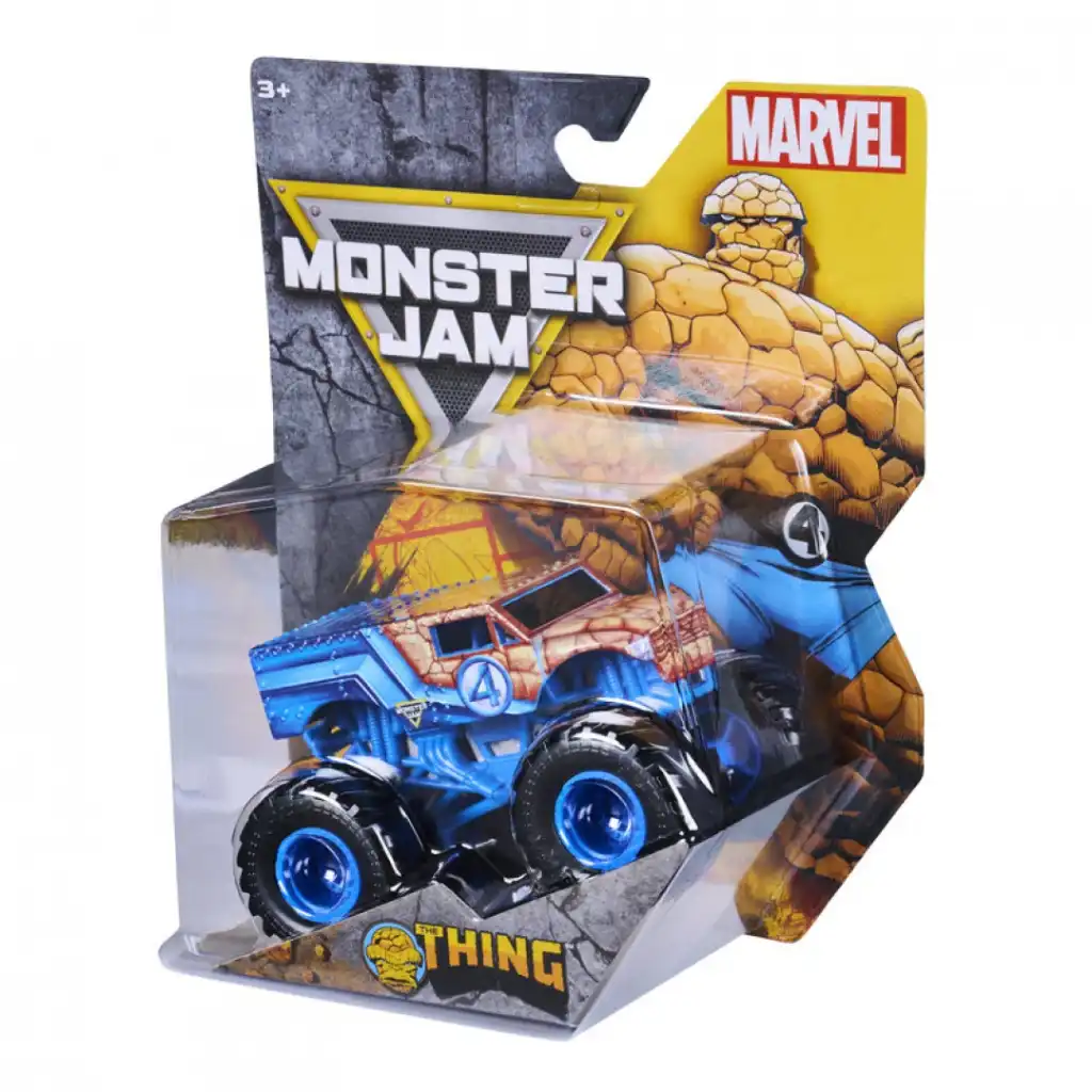 Vivi acrobazie epiche nello stadio con il mostruoso monster truck eroico.