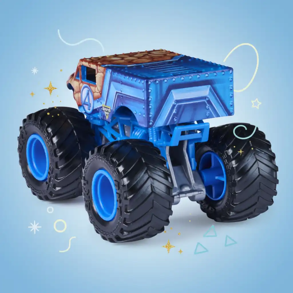 Edizione da collezione esclusiva per fan Marvel e Monster Jam.