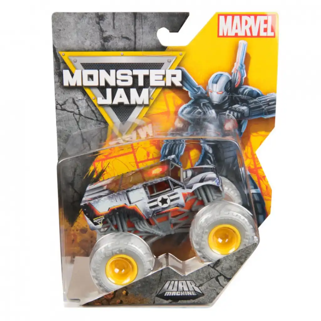 Crea la tua collezione unica di monster truck Marvel.