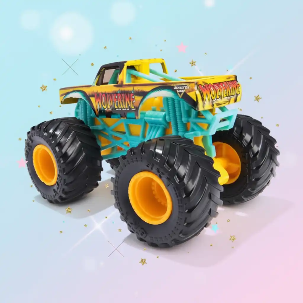 Crea il tuo spettacolo Monster Jam pieno di acrobazie.