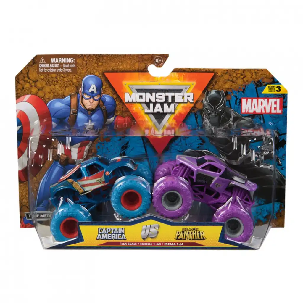 Scatenate un'epica battaglia tra Captain America e Black Panther.