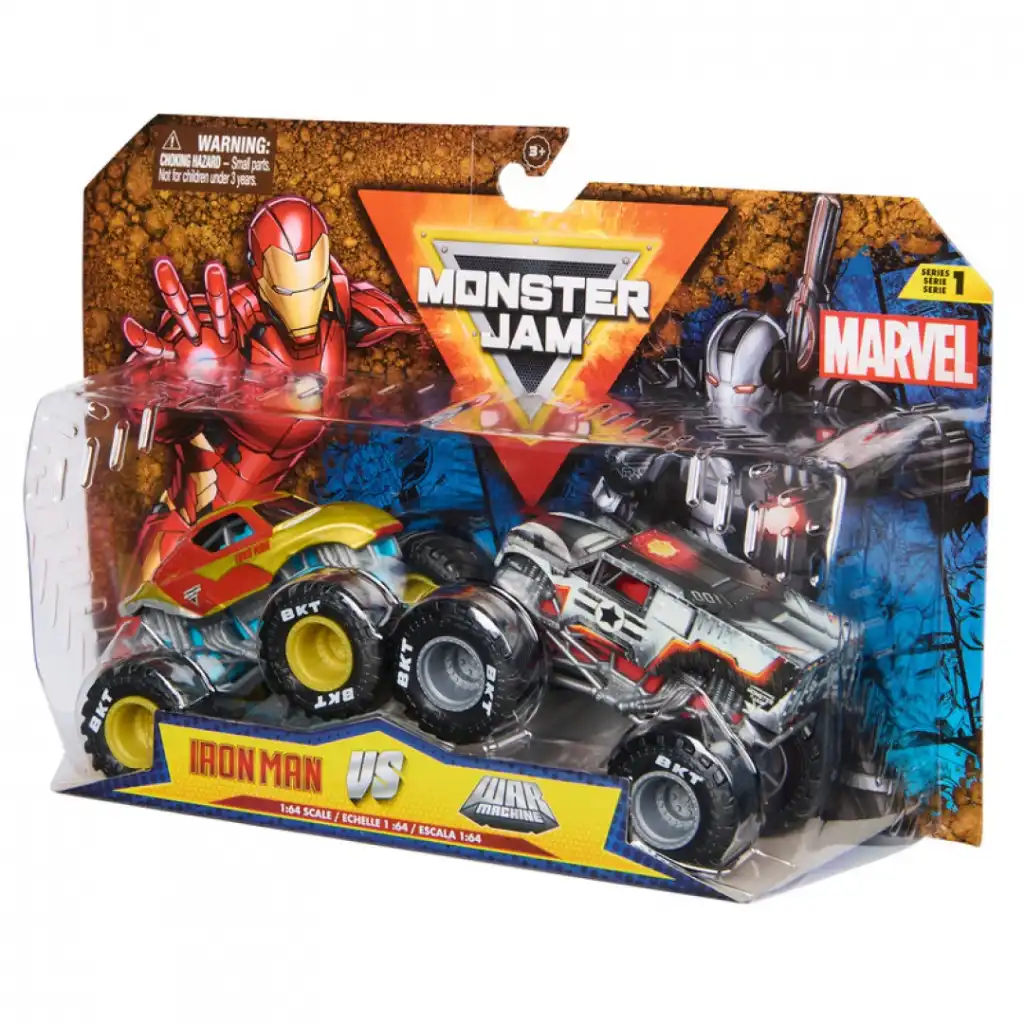Vivi un epico duello tra Iron Man e War Machine su quattro ruote.
