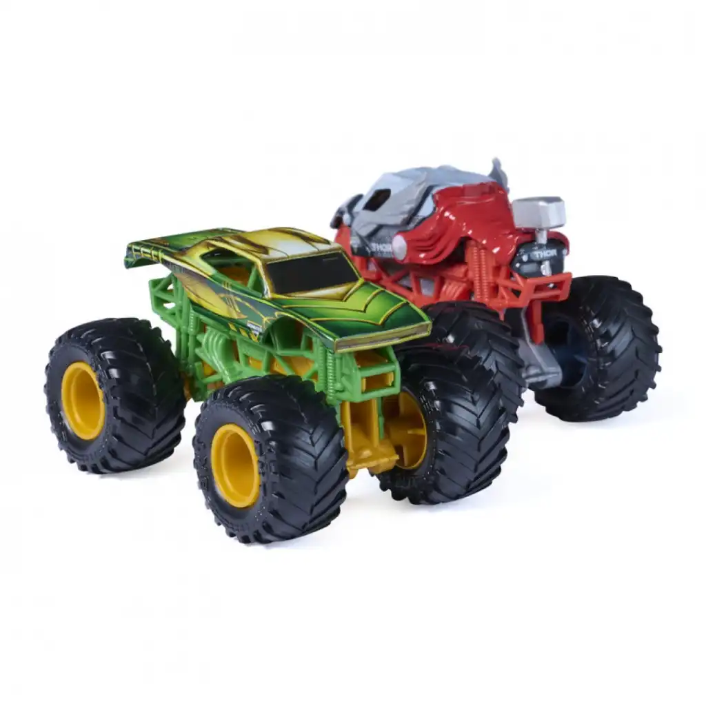 Connessione unica degli eroi Marvel con il mondo Monster Jam.