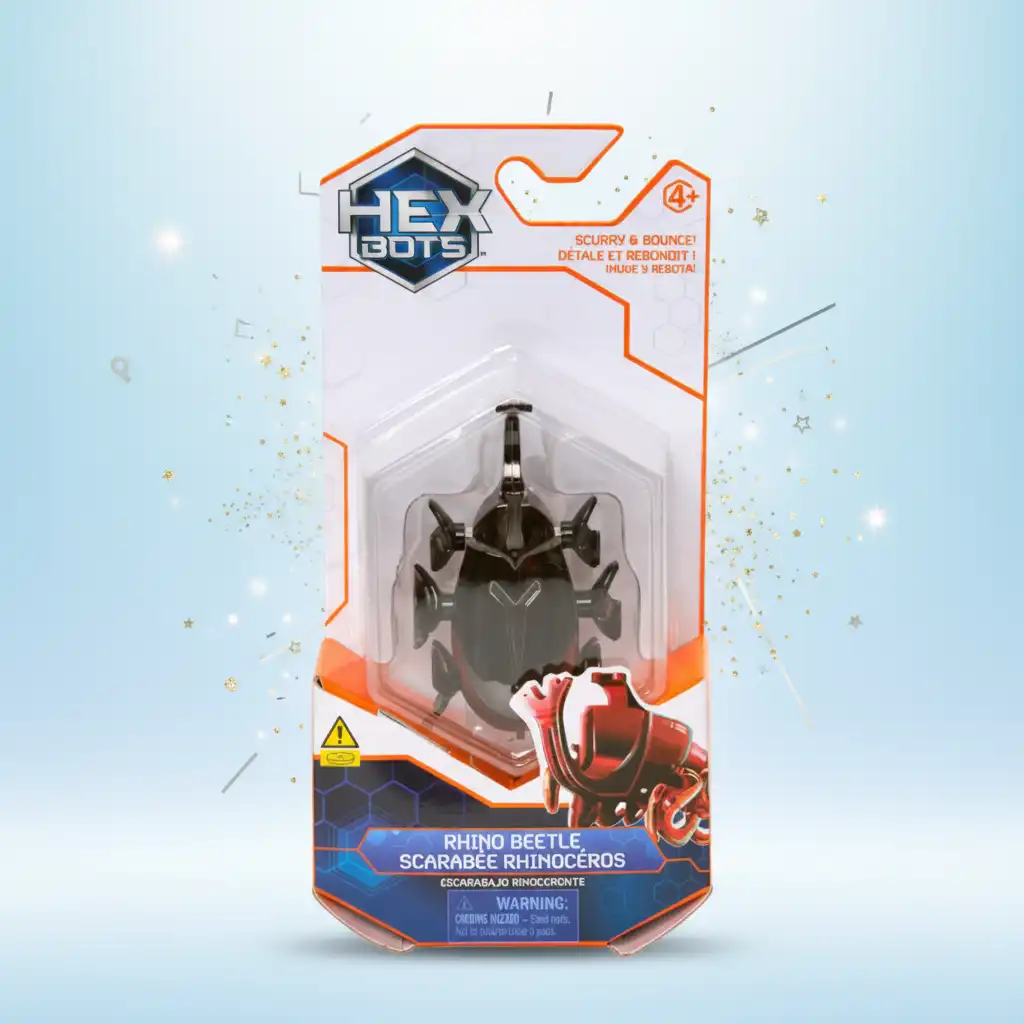 Vivi un divertimento infinito con il robot rampicante Rhino Beetle.