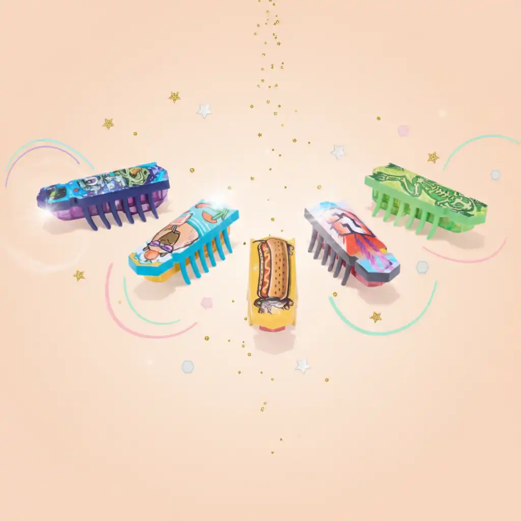 Sii creativo e costruisci il miglior parco giochi robotico.