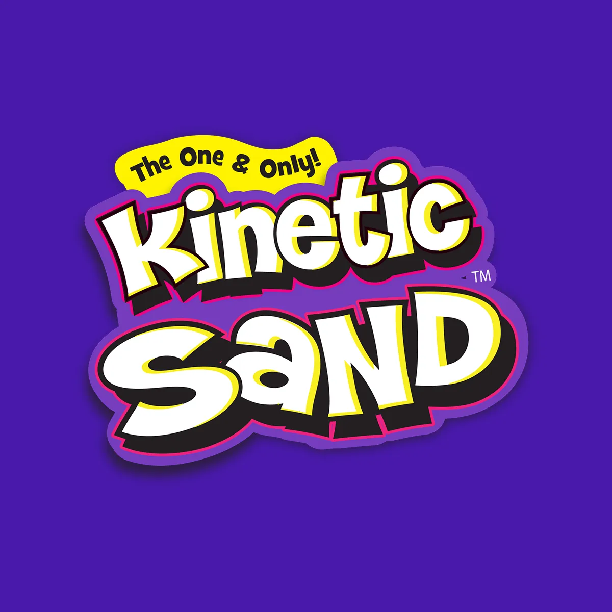 Logo ufficiale Kinetic Sand confezione con profumi fruttati d'uva