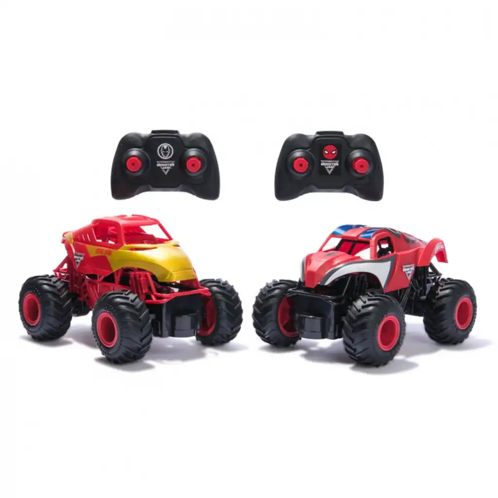 Controlla la potenza di Iron Man e Spider-Man in azione.