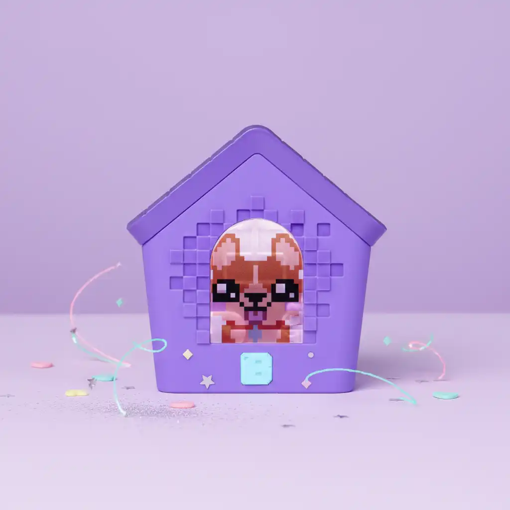 Tecnologia moderna ispirata ai giocattoli leggendari degli anni Novanta.