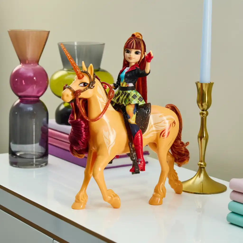 Sii creativo e prenditi cura della criniera del tuo unicorno magico.