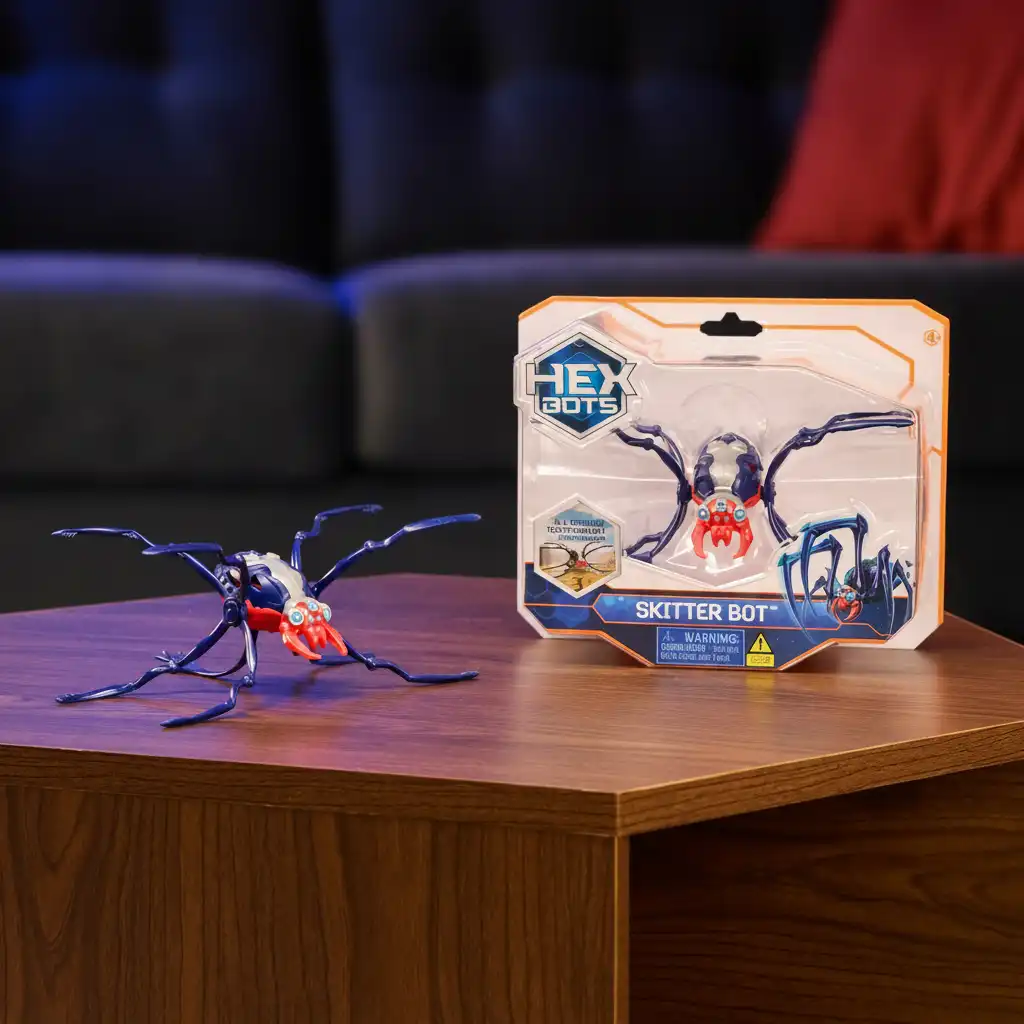 Lavorazione di prim’ordine e movimento realistico dell’insetto robotico Hex Bots.