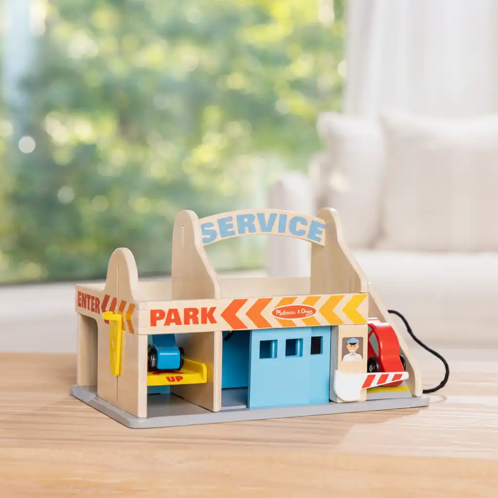 Migliorare la motricità fine Motor attraverso elementi interattivi del garage.