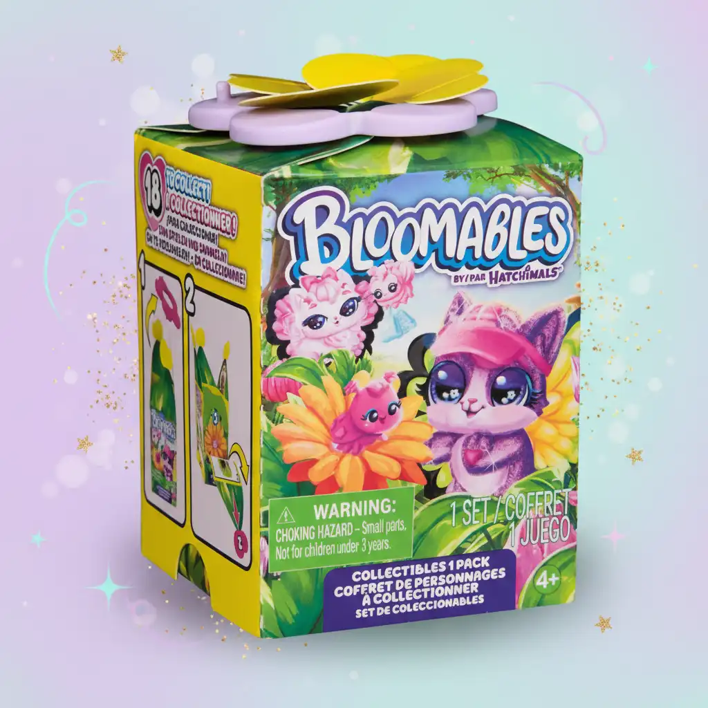 Esposizione elegante delle figurine su un originale supporto floreale.