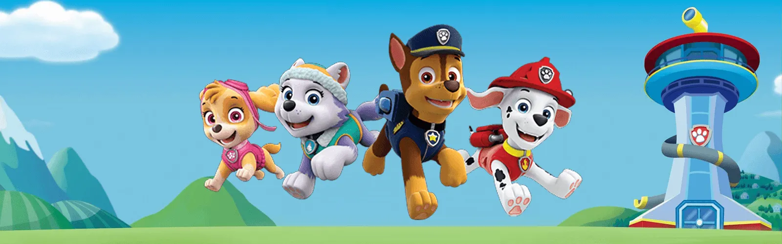 Vivi un avvio fulmineo all’azione con gli eroi Paw Patrol.