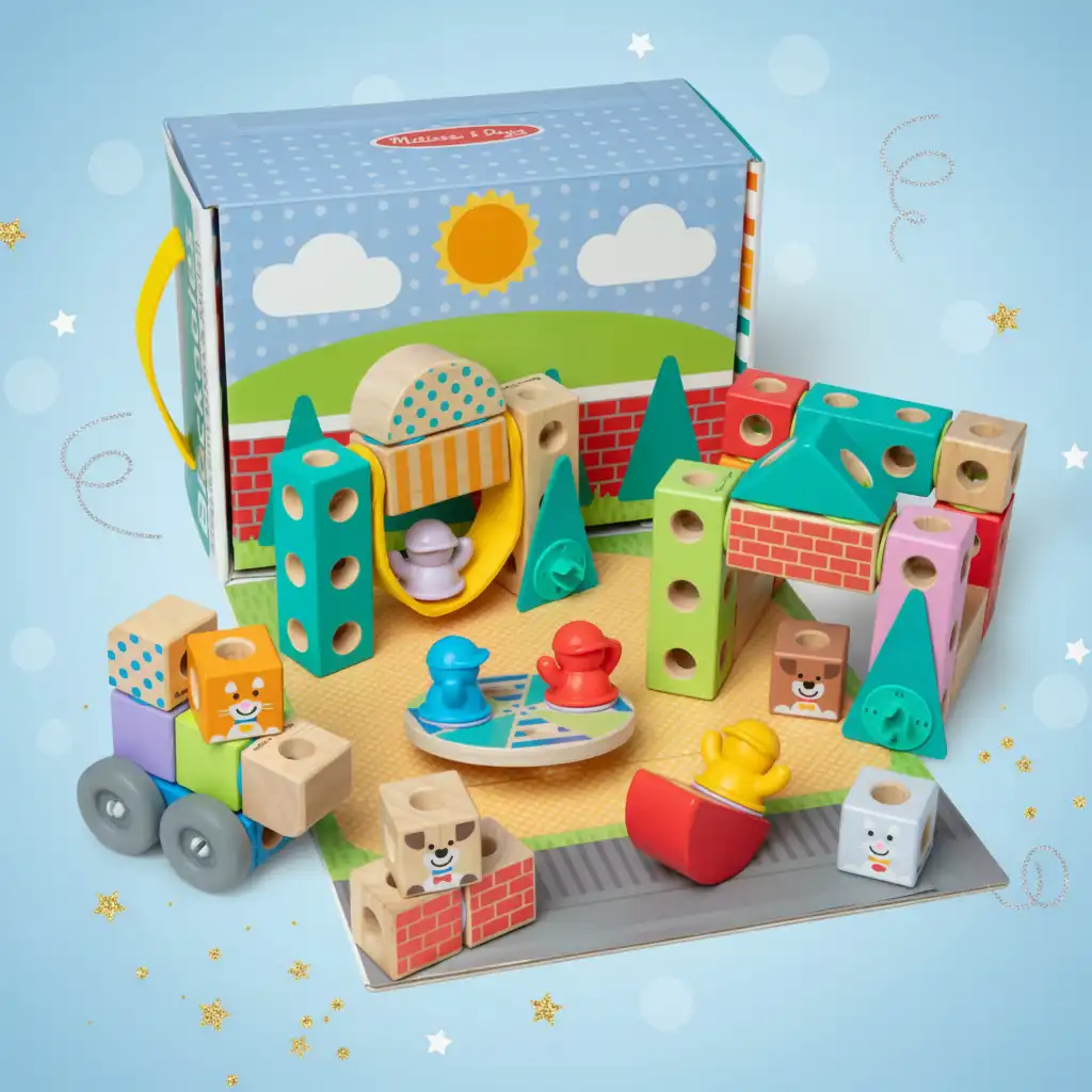 Sviluppa l'immaginazione dei bambini con elementi di gioco variabili.