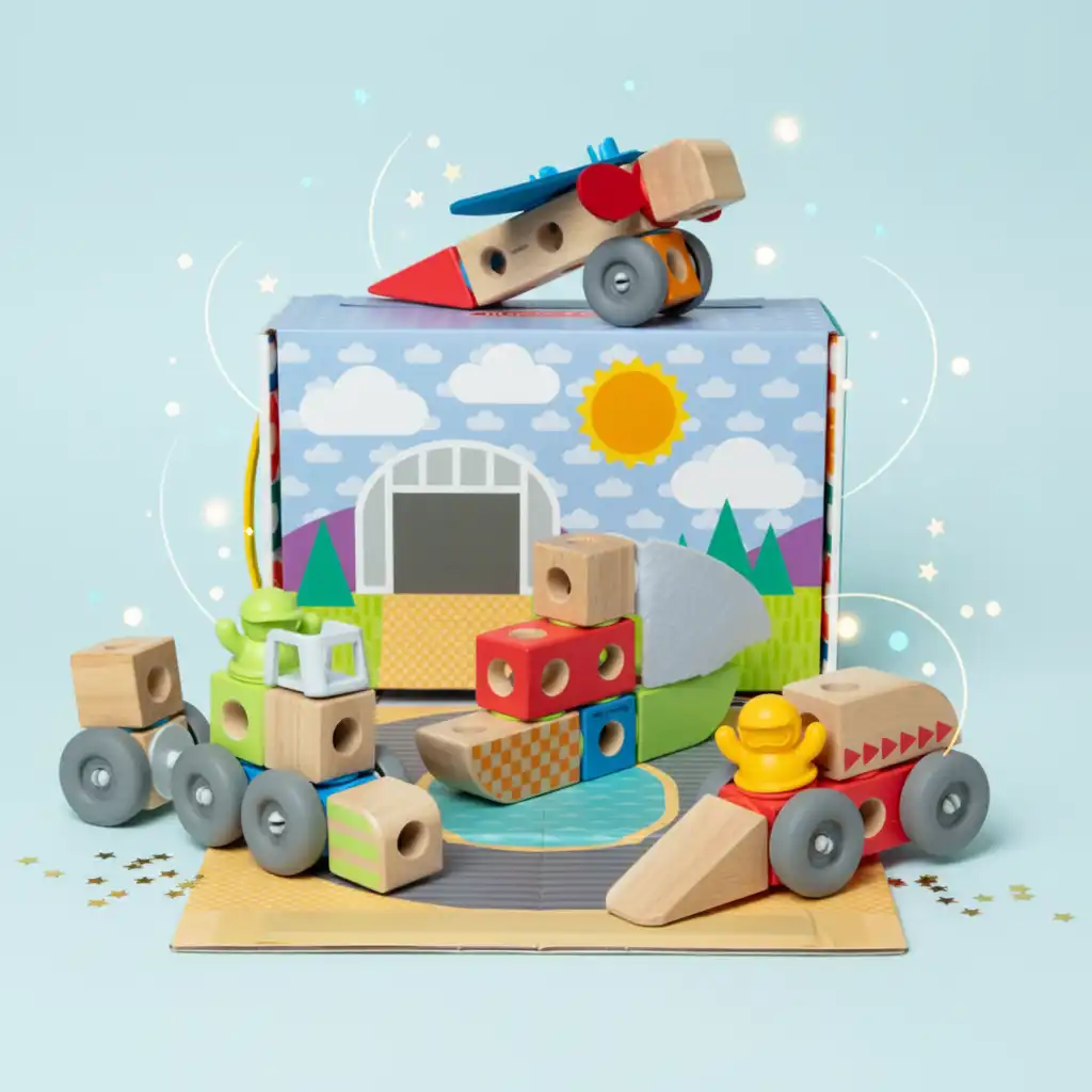 Legno di qualità superiore per un'attività creativa sicura per i bambini