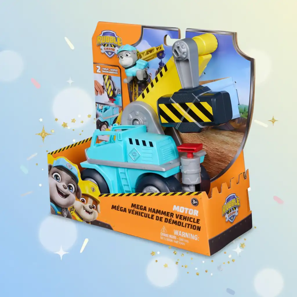Vivi infinite avventure di costruzione con il team Rubble & Crew.