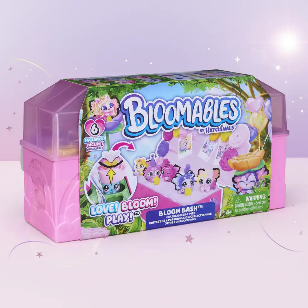 Scatena la festa floreale più colorata con gli amici Hatchimals.