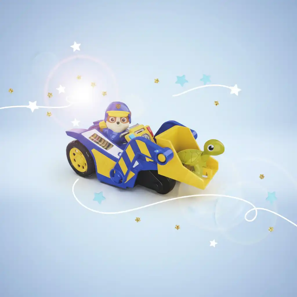 Veicolo e personaggi dettagliati per un'esperienza di gioco massima.