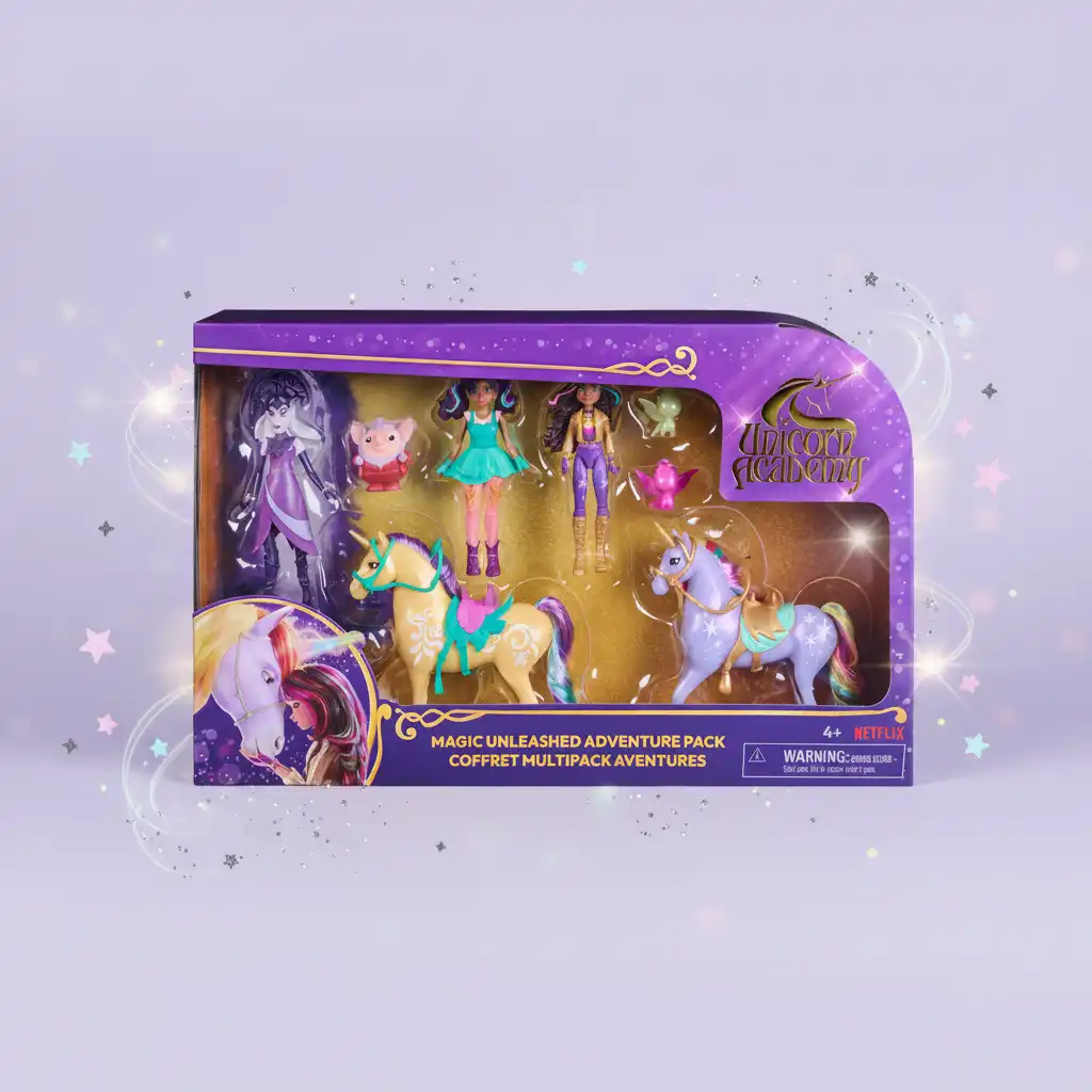 Tutti i personaggi preferiti in un unico set esclusivo per un gioco immediato.