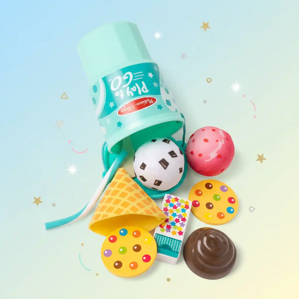 Stimola la fantasia creando infinite combinazioni di dolci gelati.